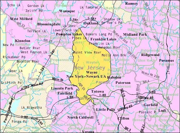 wayne-NJ-map